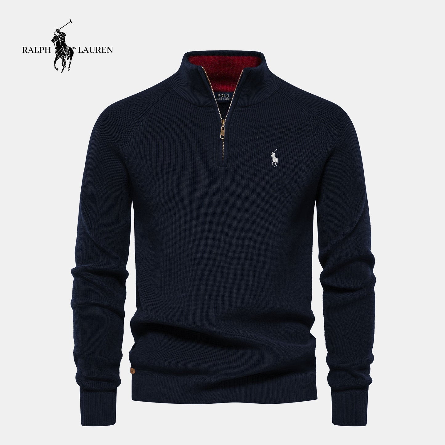 Maglione R&L™ con zip a metà
