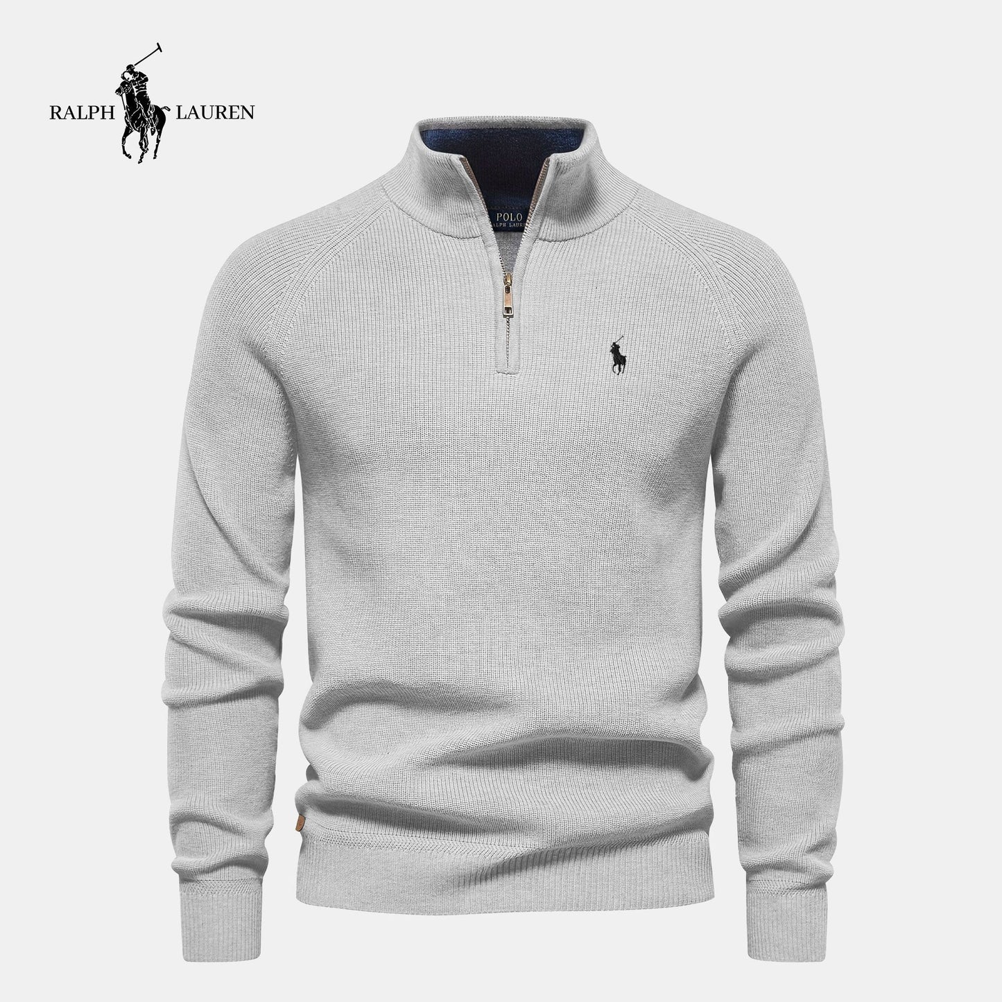 Maglione R&L™ con zip a metà