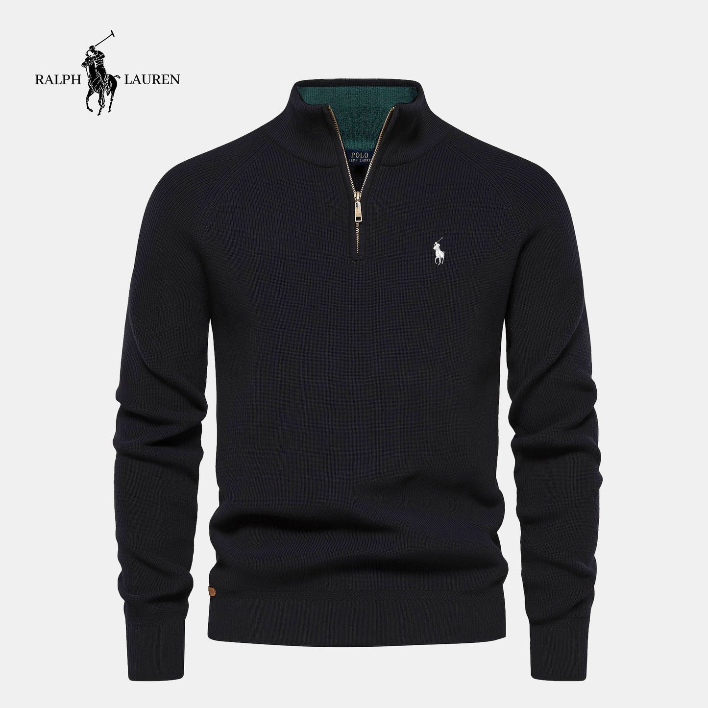 Maglione R&L™ con zip a metà