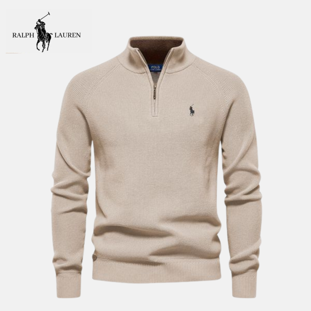 Maglione R&L™ con zip a metà