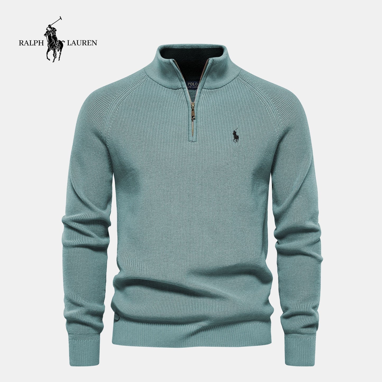 Maglione R&L™ con zip a metà