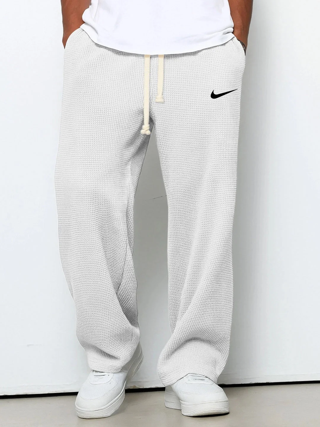 NK® – Waffle Texture Trousers