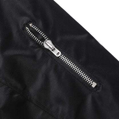 Essentials Black Bomber Jacket