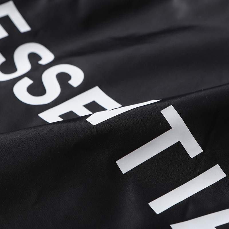 Essentials Black Bomber Jacket
