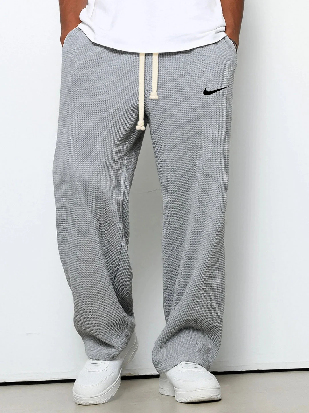 NK® – Waffle Texture Trousers