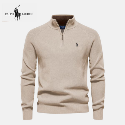 Maglione R&L™ con zip a metà