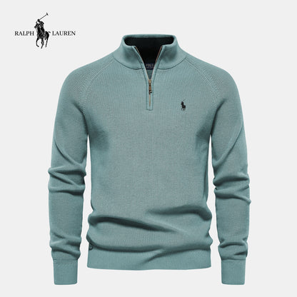 Maglione R&L™ con zip a metà